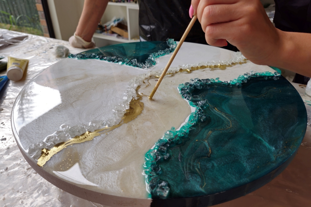 Picture of Epoxy Art Therapy: clock crafting masterclass