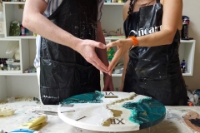 Picture of Epoxy Art: clock crafting masterclass for couple